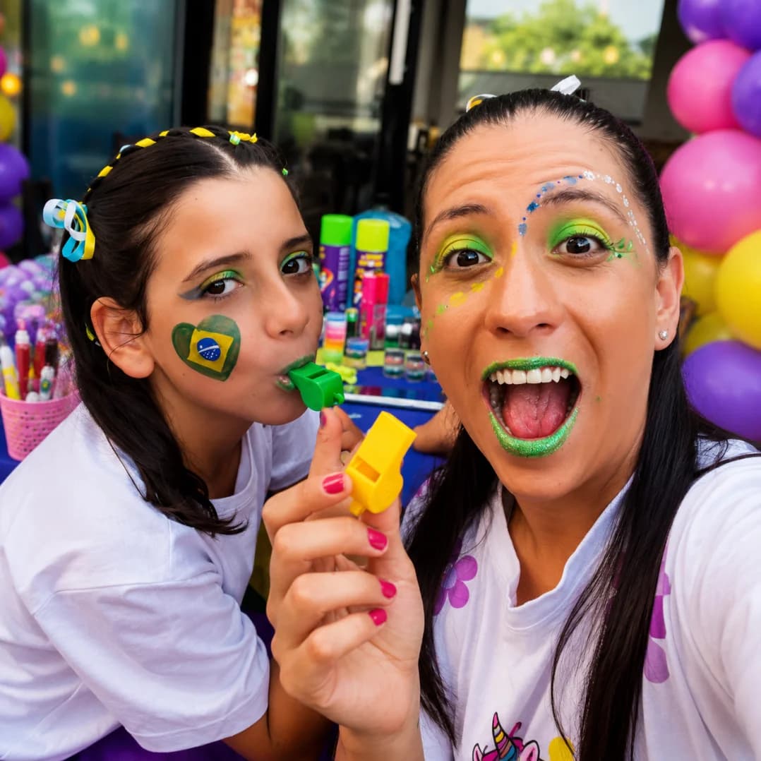 Foto 2: bastidores de um evento